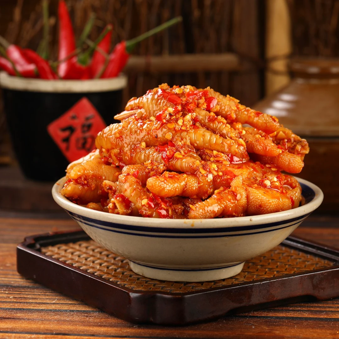 泡菜芷江侗古佬美食去骨鸡爪酸辣鸡爪