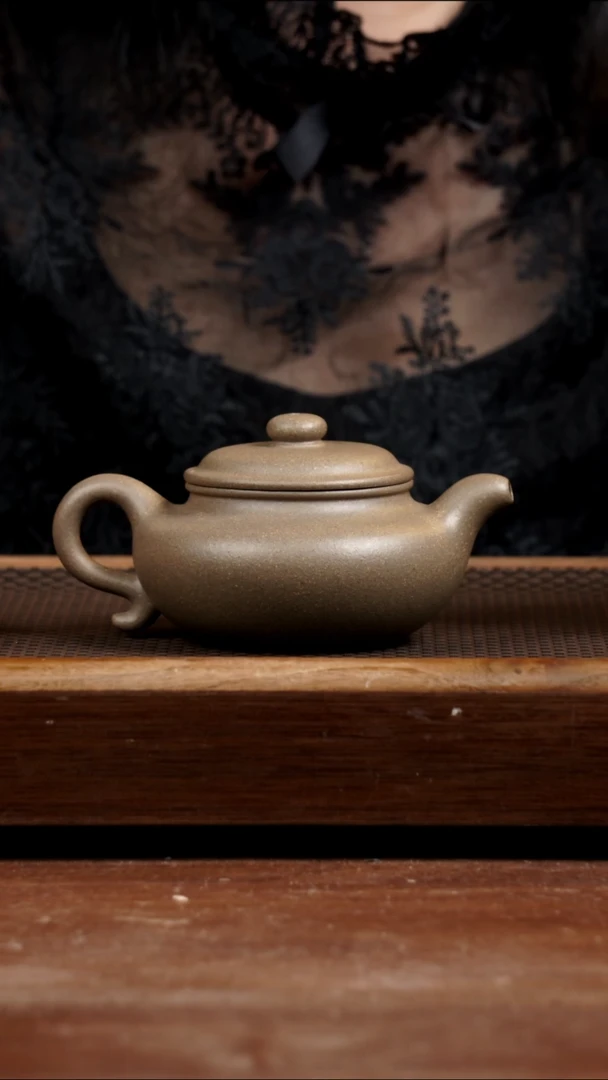 茶壶紫砂青降仿古275CC