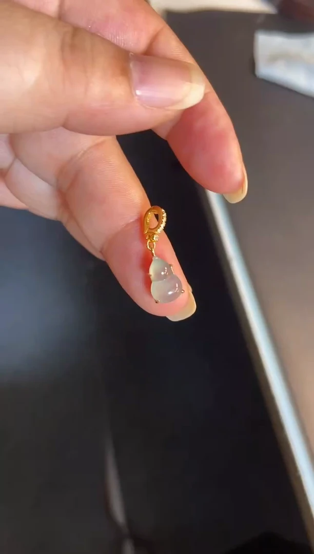 吊坠(不含链)银S925镶嵌翡翠1