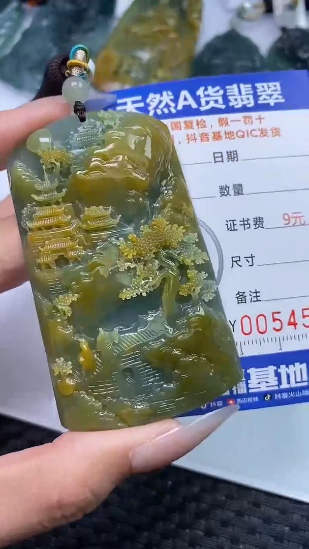 【闪购商品】翡翠颈饰未镶嵌A货翡翠