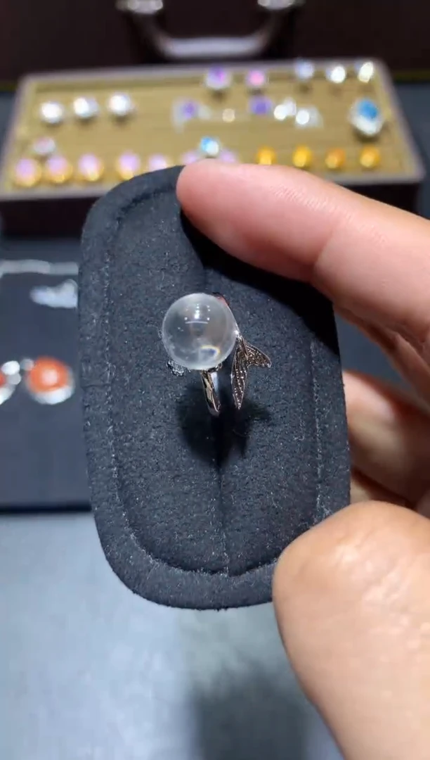 未镶嵌戒指水晶K129