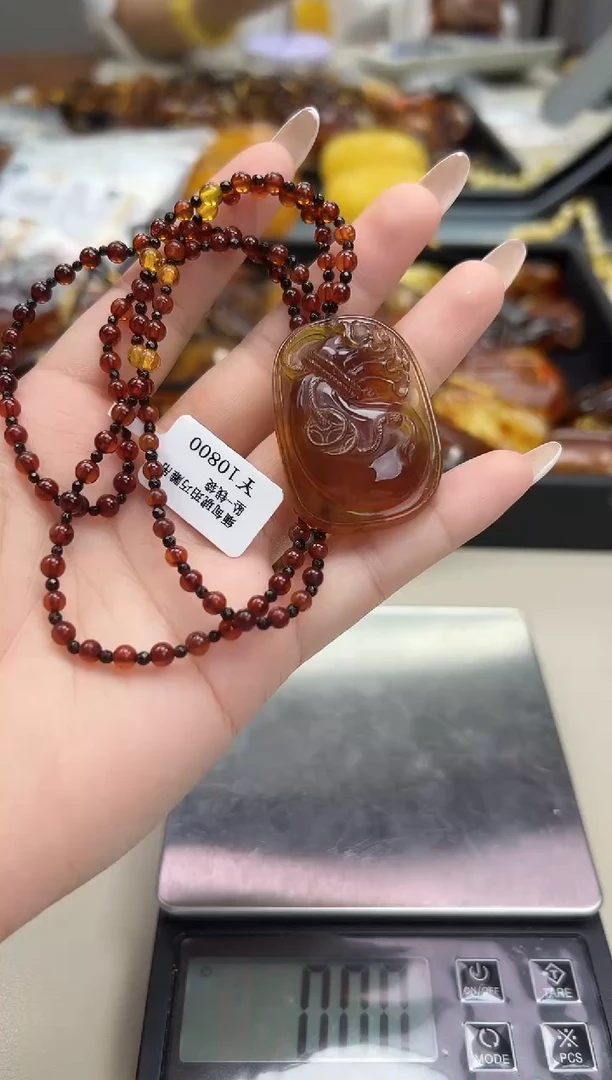 裸石琥珀未镶嵌琥珀蜜蜡吊坠