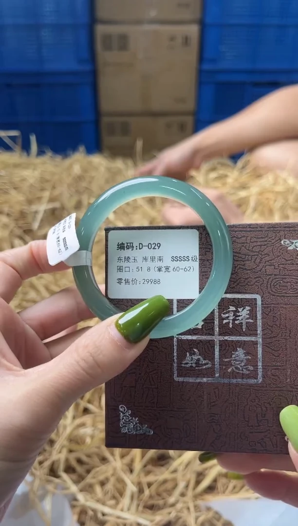 未镶嵌手镯石英质玉D029