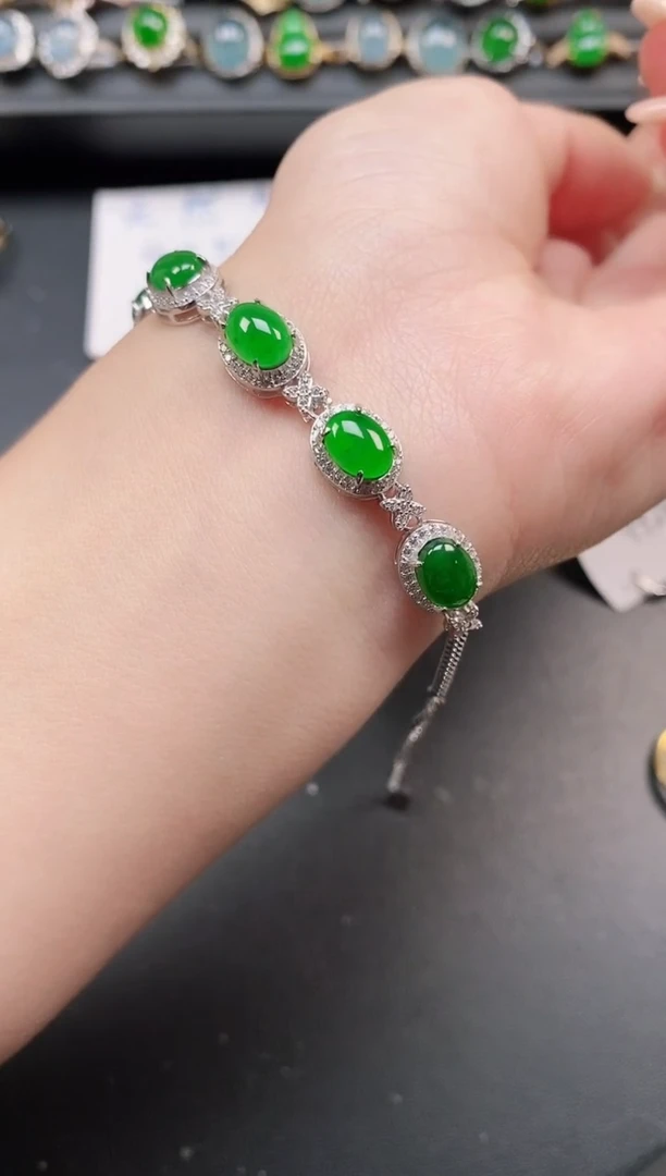 银S925镶嵌戒指翡翠1111