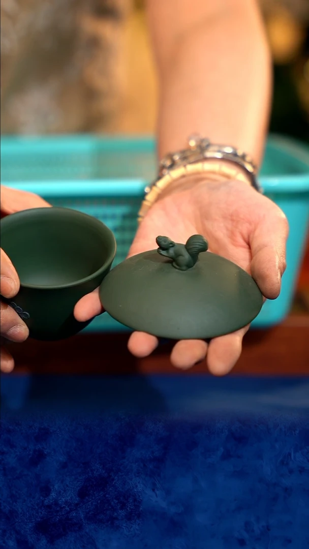 紫砂 宜兴紫砂 盖碗套