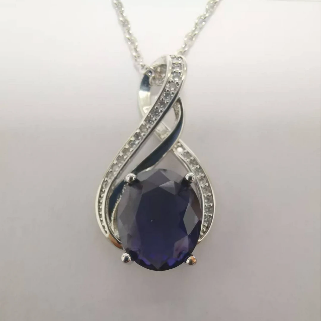 紫色蓝宝石吊坠 品质级 D0907