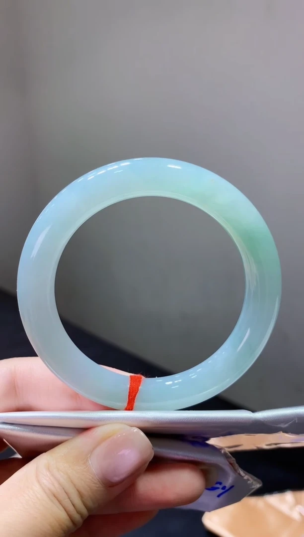 未镶嵌手镯翡翠k5天然缅甸翡翠A货（圆条）55