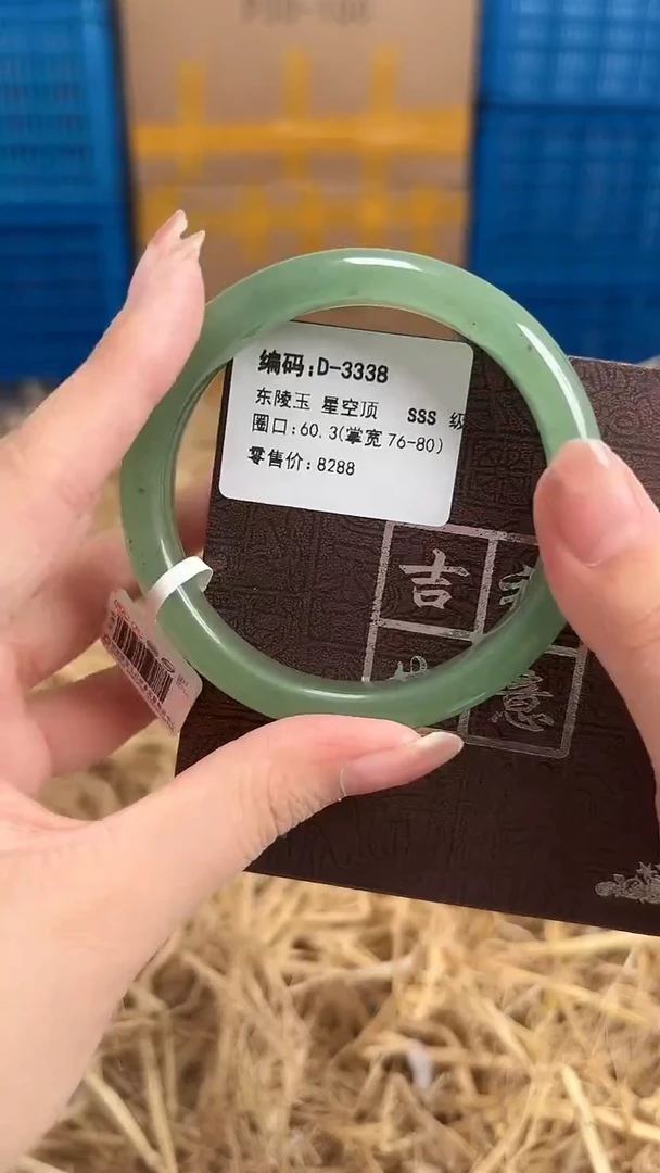 未镶嵌手镯石英质玉D-3338