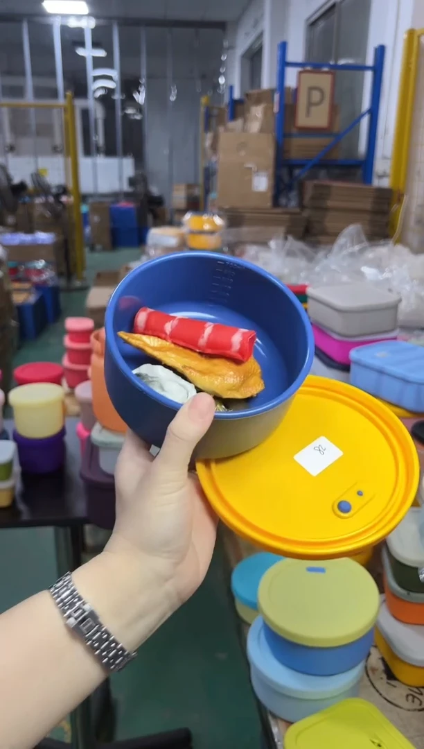 硅胶-蓝底黄盖-700排气圆盒