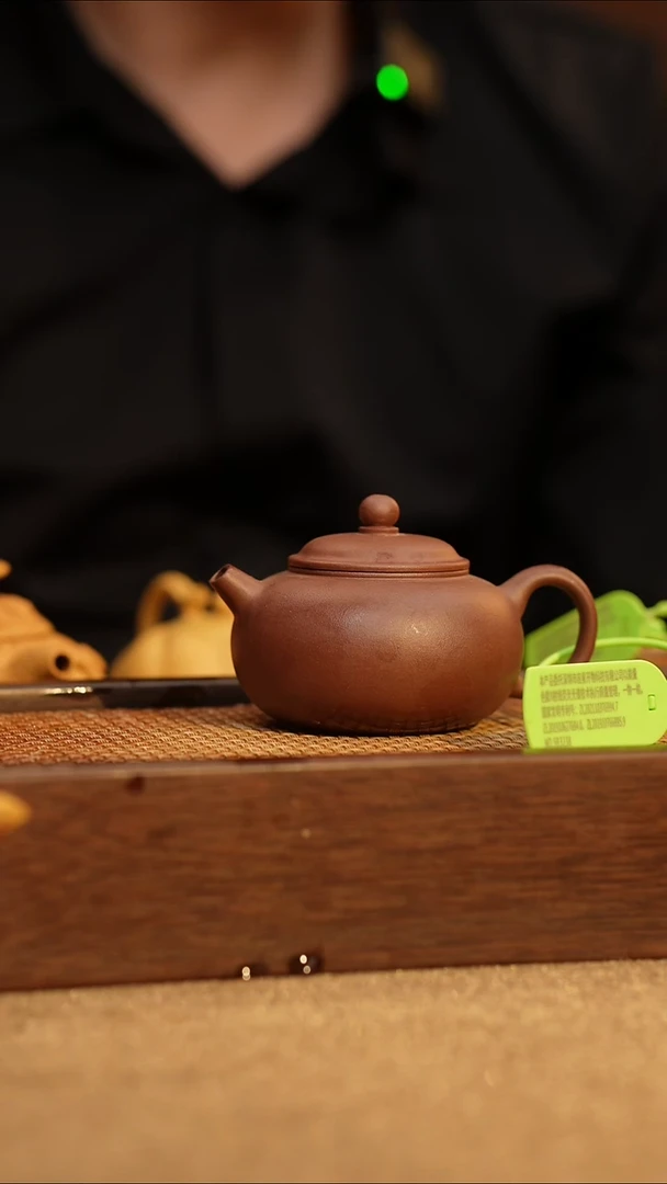 茶壶紫砂紫茄泥汤包