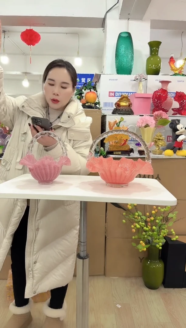 【闪购商品】无铅玻璃美全花器-u-早27