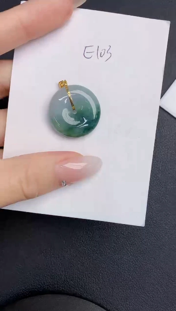 【闪购商品】翡翠颈饰18K金镶嵌0000000000