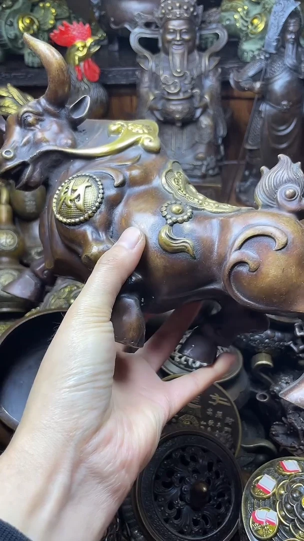 闪购链接，点击下单，有运费险，铜摆件