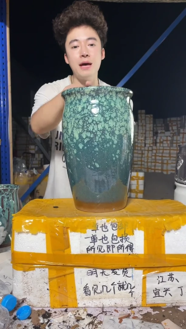 紫砂花盆紫砂花盆宜兴紫砂粗陶花盆20*32