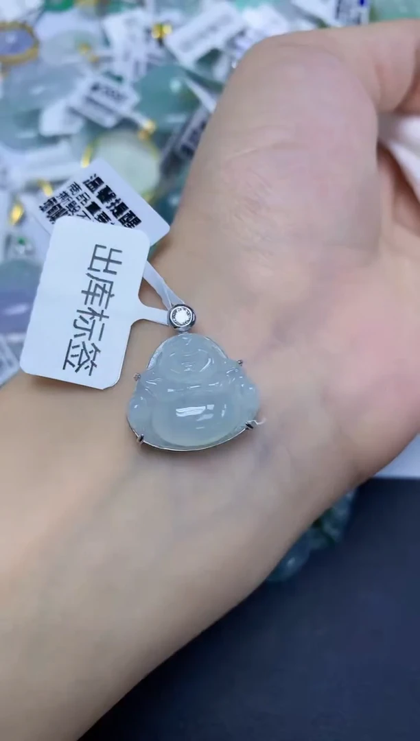 颈饰未镶嵌翡翠天然缅甸翡翠A货多样性发一件