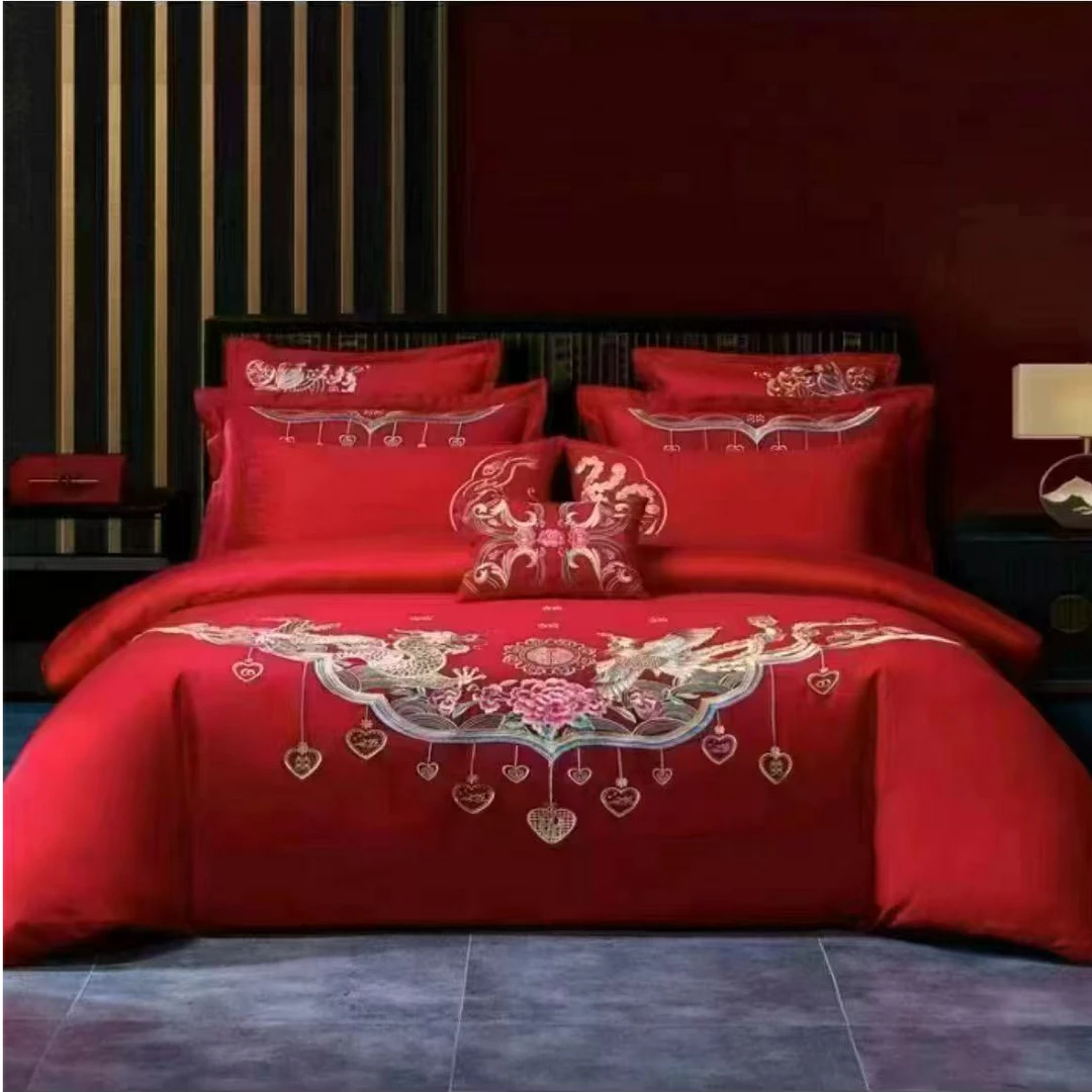 龙凤呈祥刺绣四件套【大凤专属】