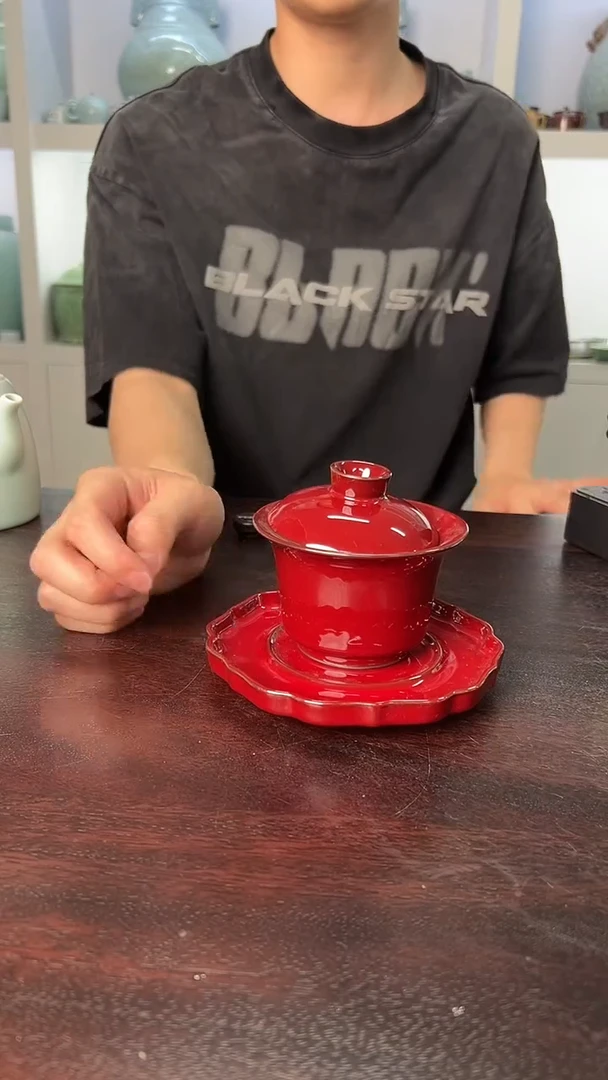 龙泉云间青瓷小米茶器