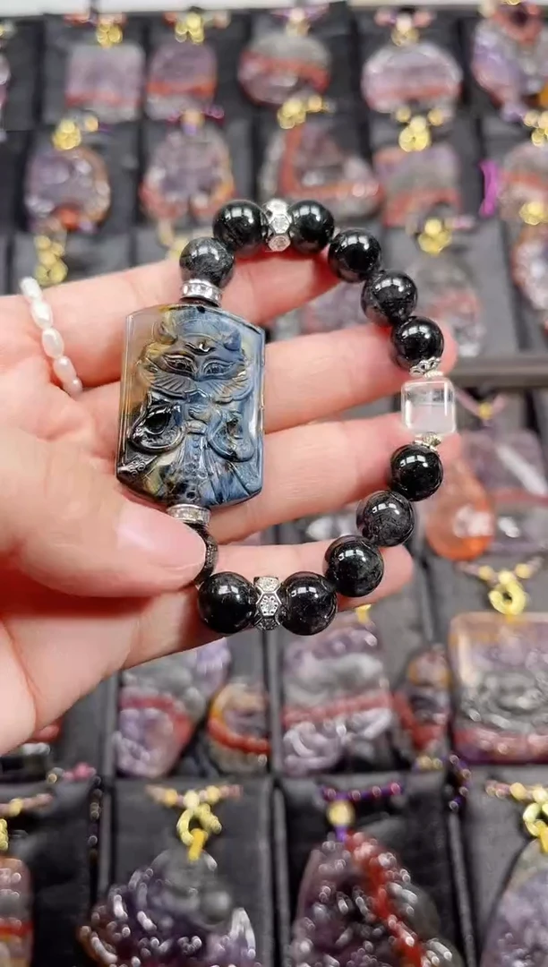 颈饰未镶嵌石英质玉【百晶灵儿】定制款