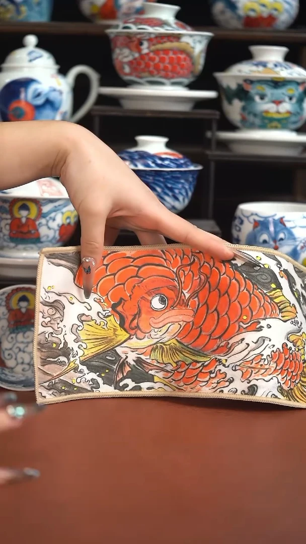 昨明龙鱼茶巾（宠粉福利）