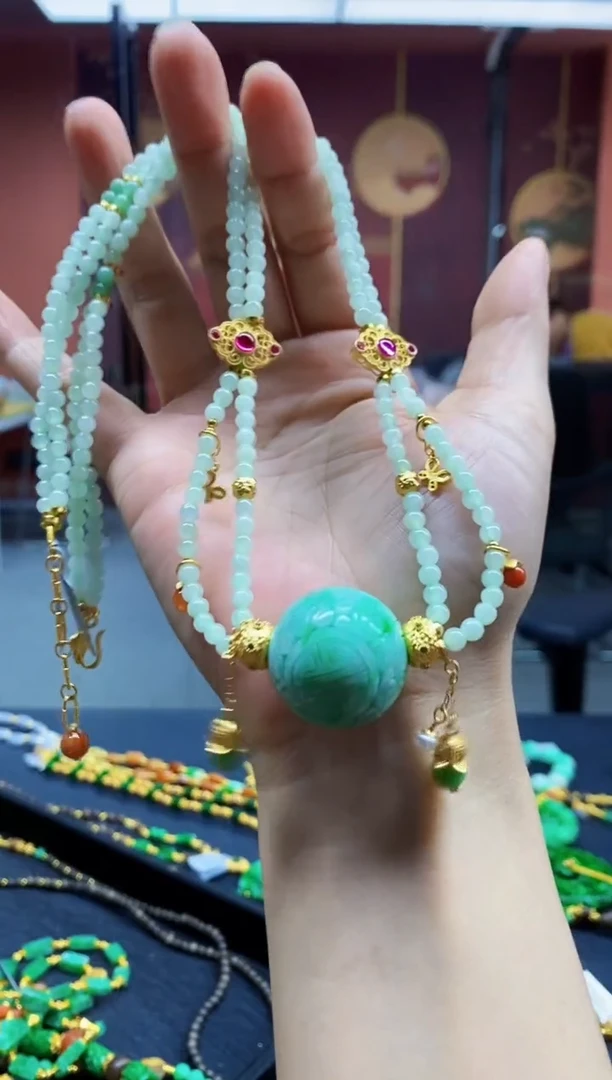 颈饰未镶嵌翡翠翡翠吊坠