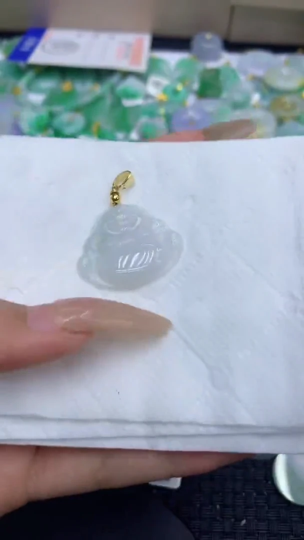 颈饰未镶嵌翡翠天然缅甸A货翡翠