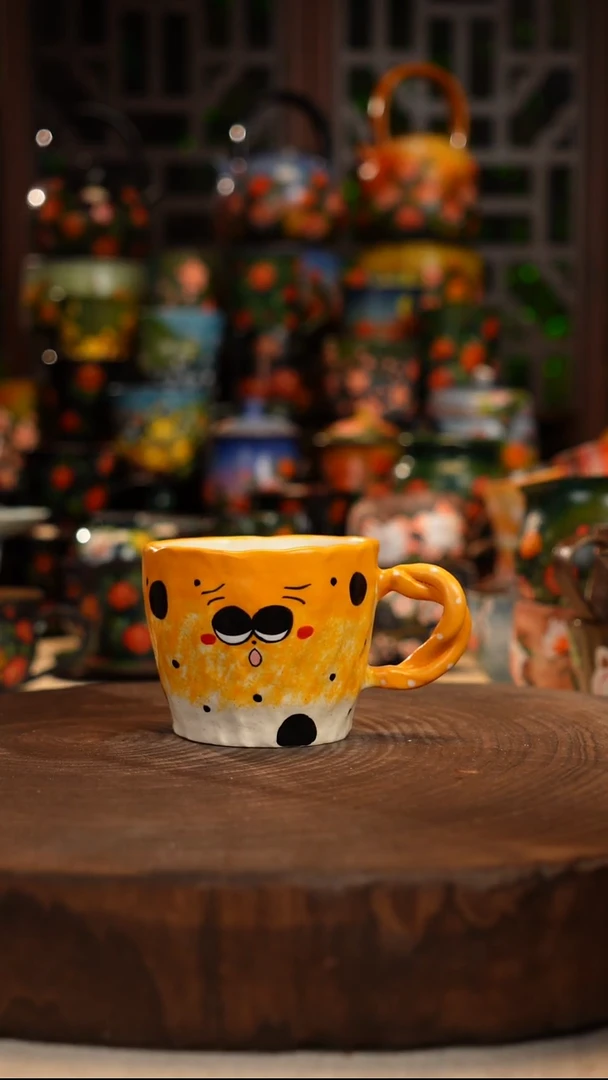 油画 手绘 釉下彩