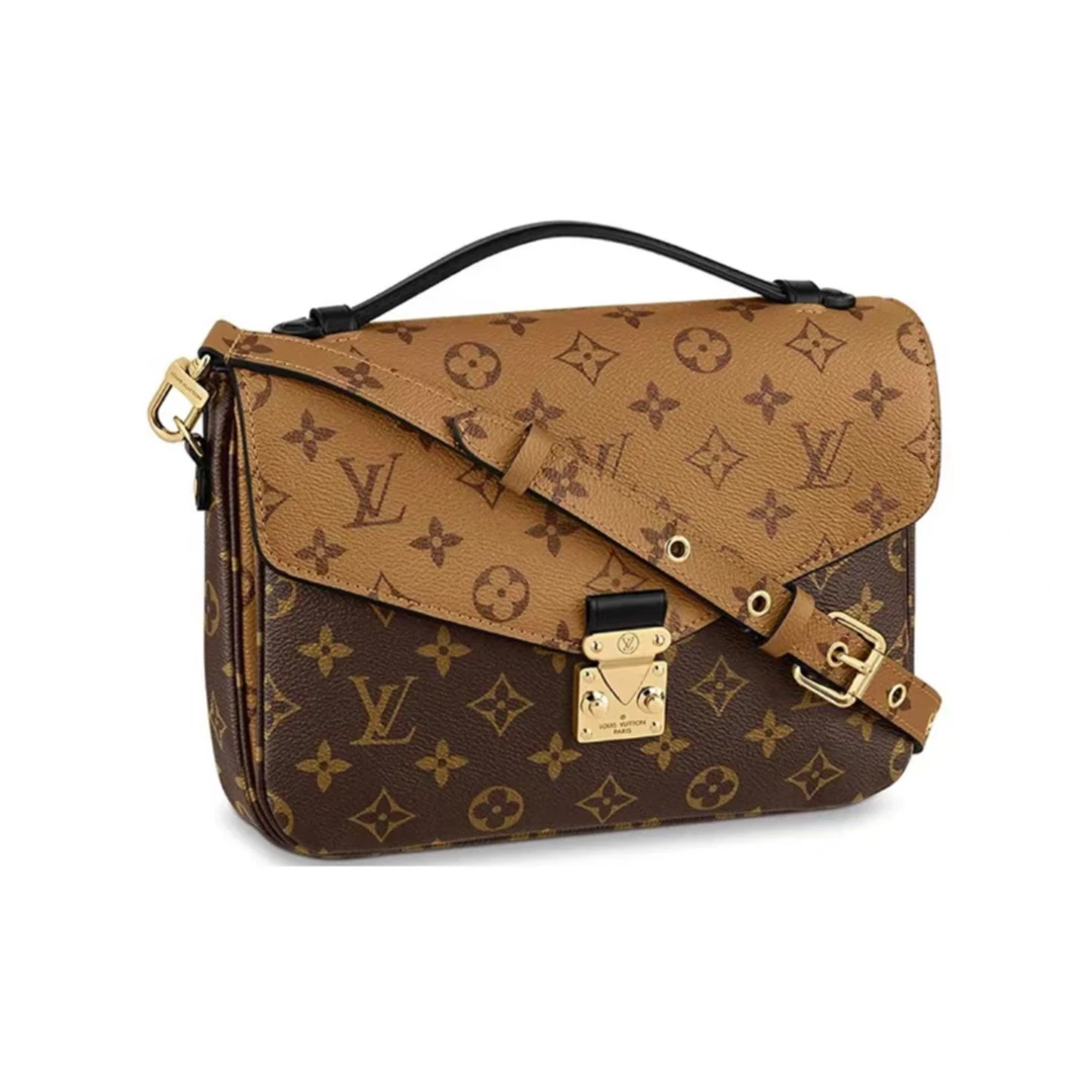 99新 LouisVuitton/路易威登 拼色 邮差包