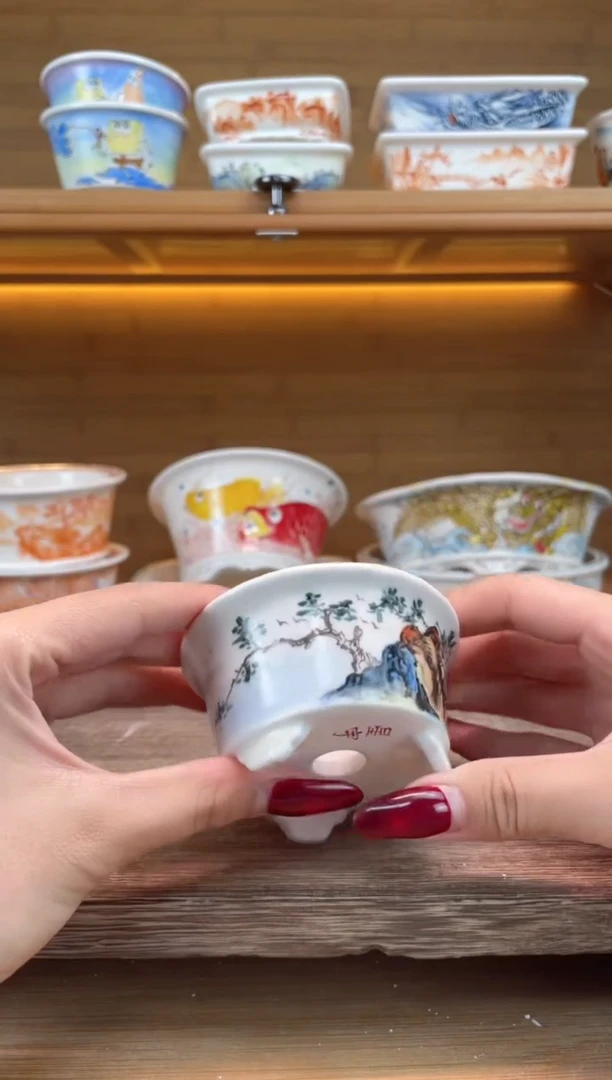 【闪购商品】红陶【62177】手绘6*3