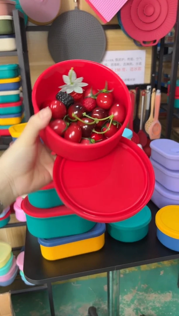 硅胶红色-700圆盒