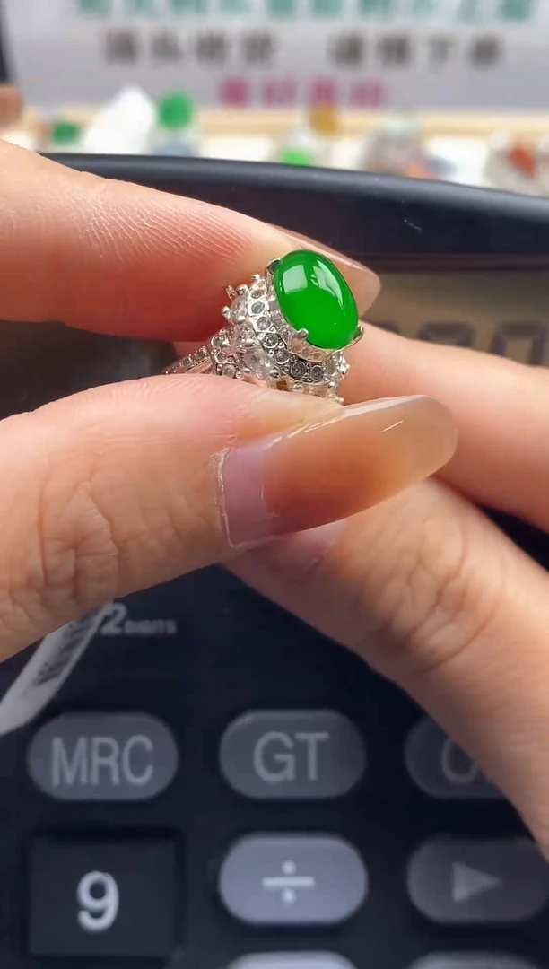 翡翠裸石未镶嵌天然翡翠裸石蛋面22