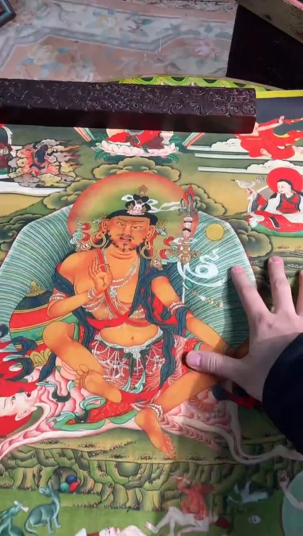 卷轴画路路的唐卡tk160