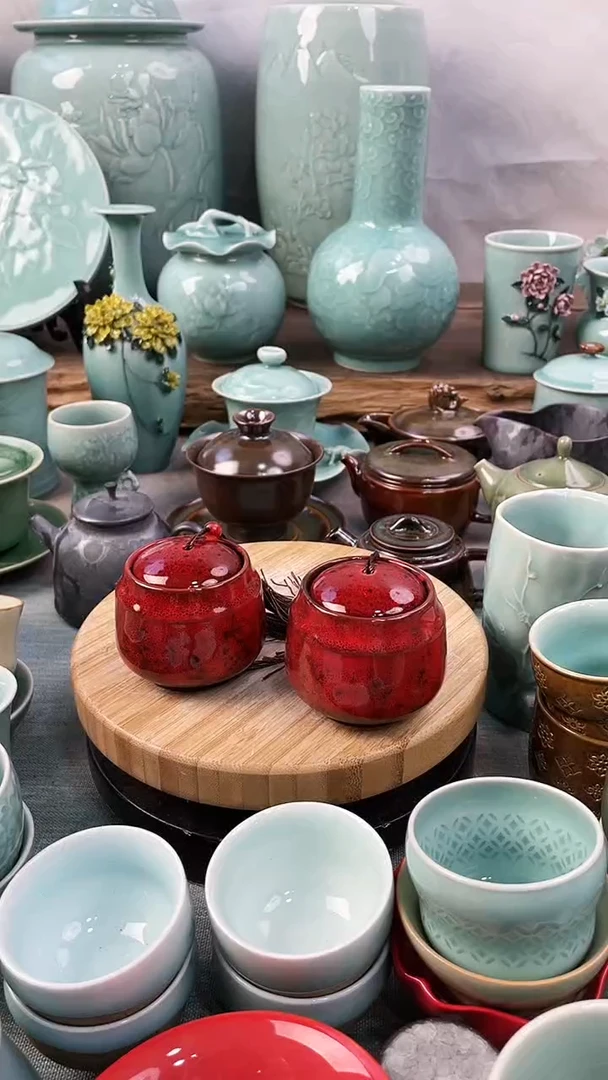 【闪购商品】2个 特价 微瑕 慧仙青瓷