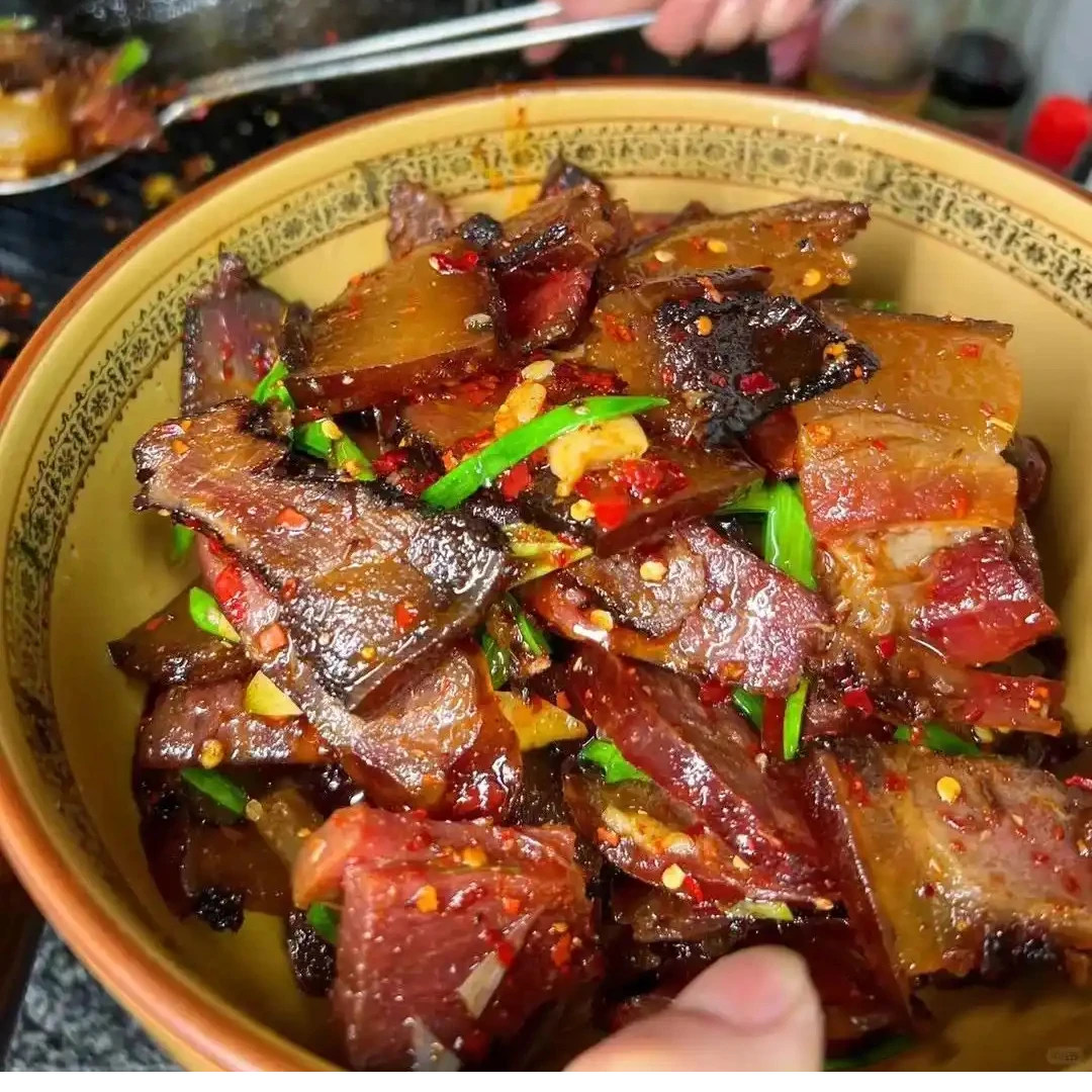 （直播现称）正宗特产农家烟熏柴火腊肉五花肉腊味