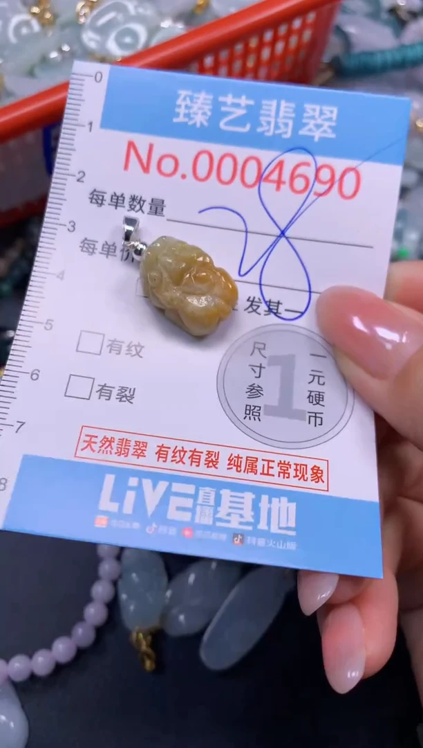 颈饰未镶嵌翡翠4690