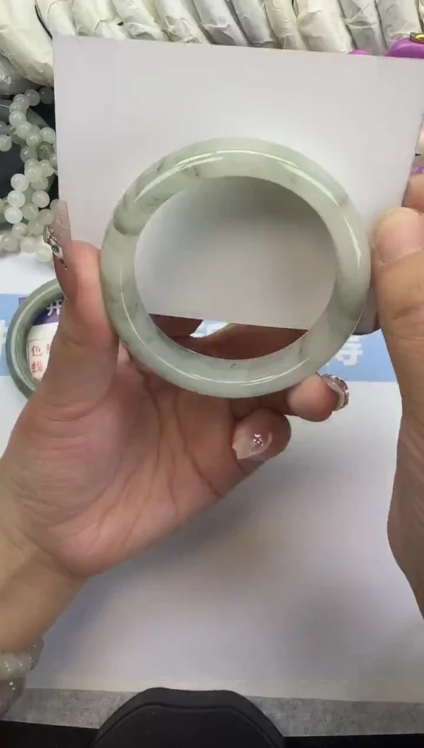 未镶嵌手镯石英质玉145-52圈