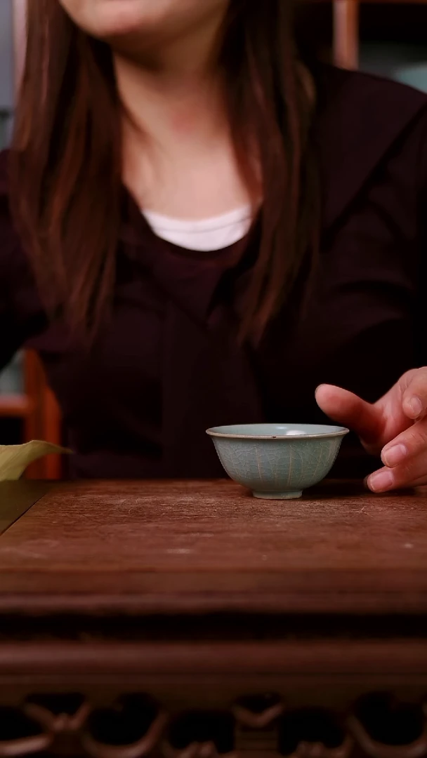 杯子陶青霁汝窑仿古釉