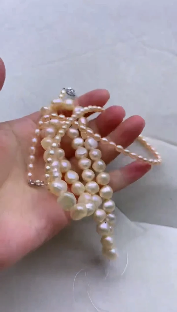 【闪购商品】淡水珍珠项链未镶嵌一起