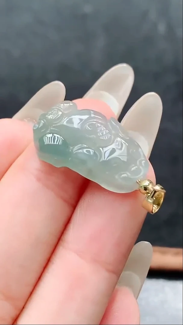 未镶嵌挂件翡翠天然翡翠