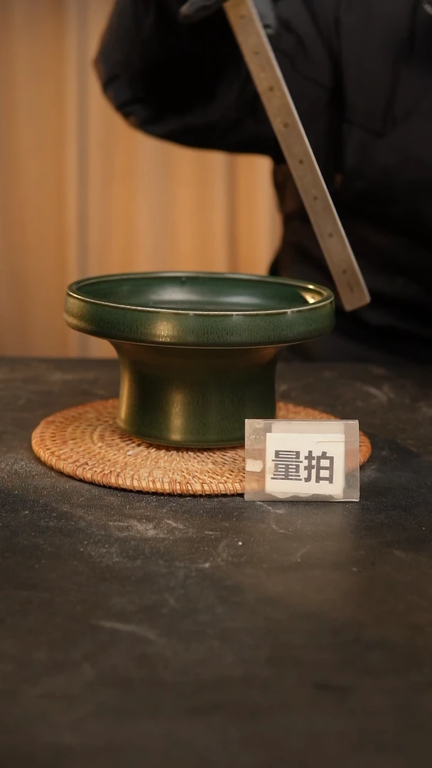 【闪购商品】瓷片泥泥手工花盆口15高9