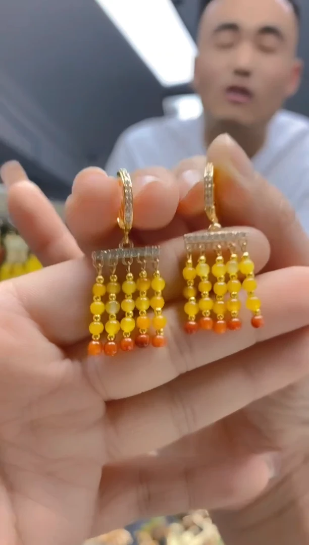 【闪购商品】翡翠耳饰合金106翡翠耳包