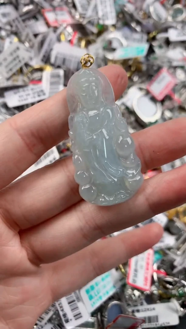 18K金镶嵌戒指翡翠777    2