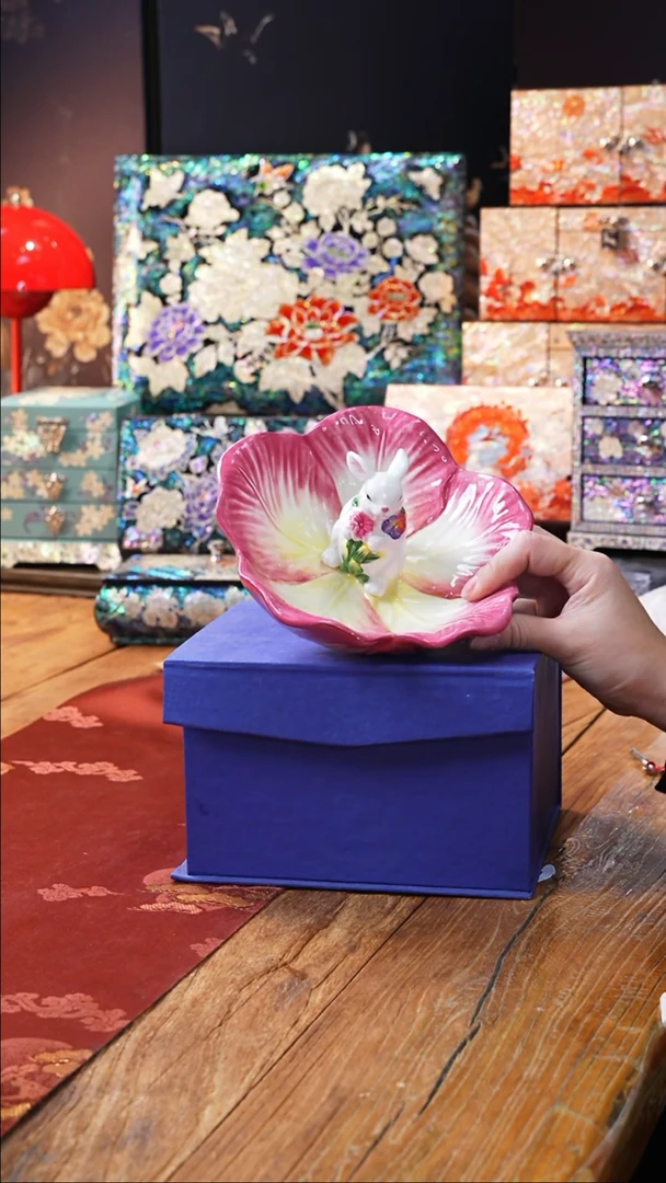 【闪购商品】瓷片豆包儿推荐饰品摆件