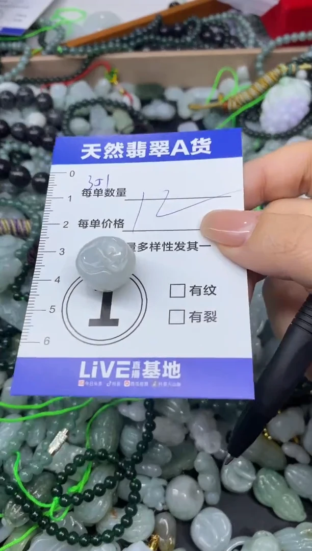 颈饰未镶嵌翡翠天然翡翠A货批量多样性发一件