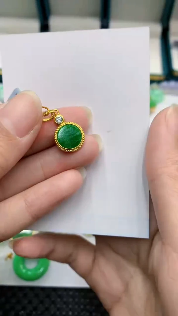 【闪购商品】翡翠颈饰银S925镶嵌            8