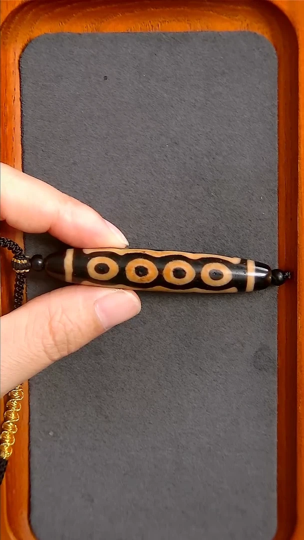 未镶嵌玛瑙/玉髓珠宝半成品上肯全手工七眼天珠12*64
