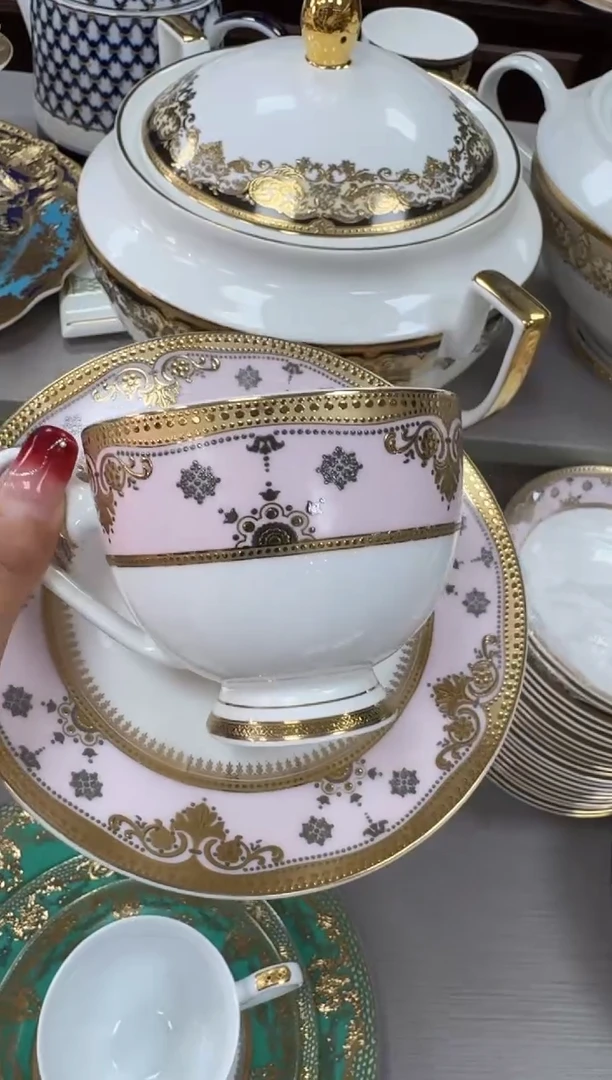 【闪购商品】瓷片两杯两碟福利款