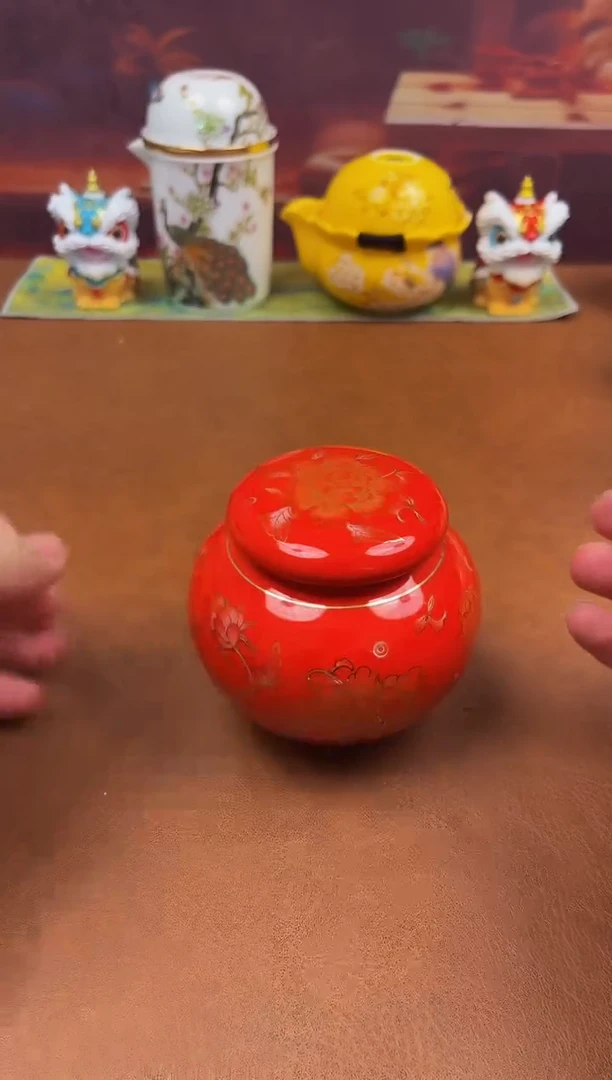 陶瓷茶具摆件旅行套组