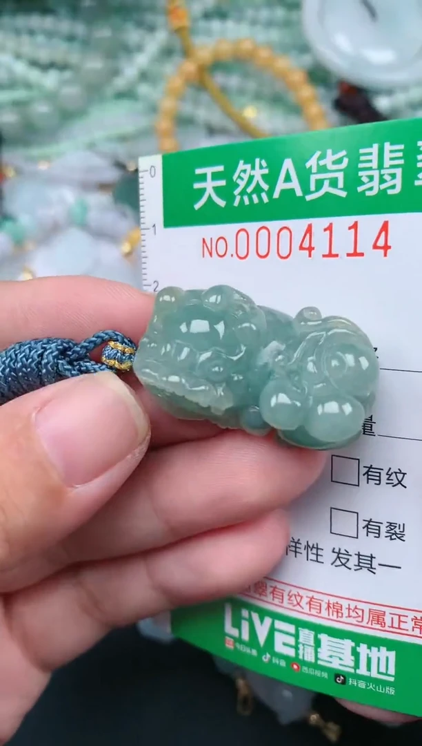 翡翠未镶嵌颈饰.0004114