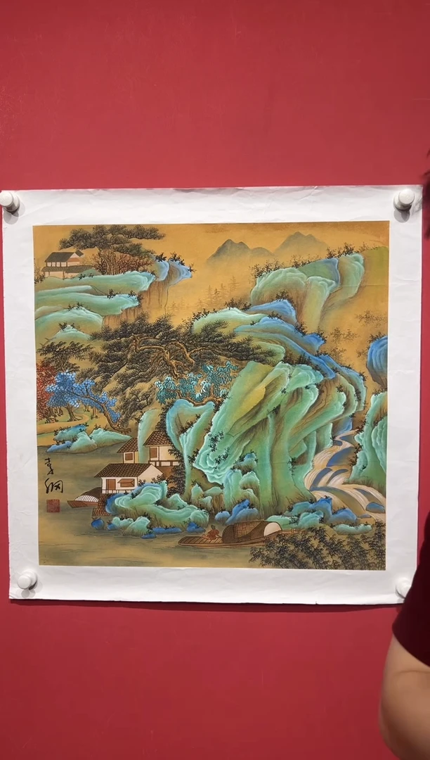 国画李纲-4平尺-国画作品