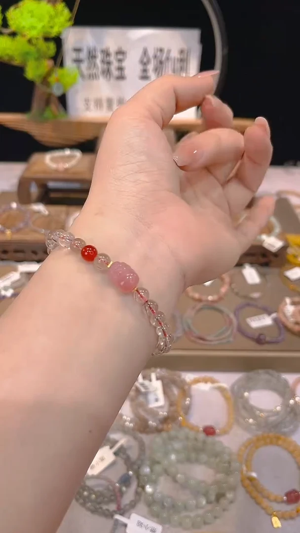 未镶嵌手串水晶